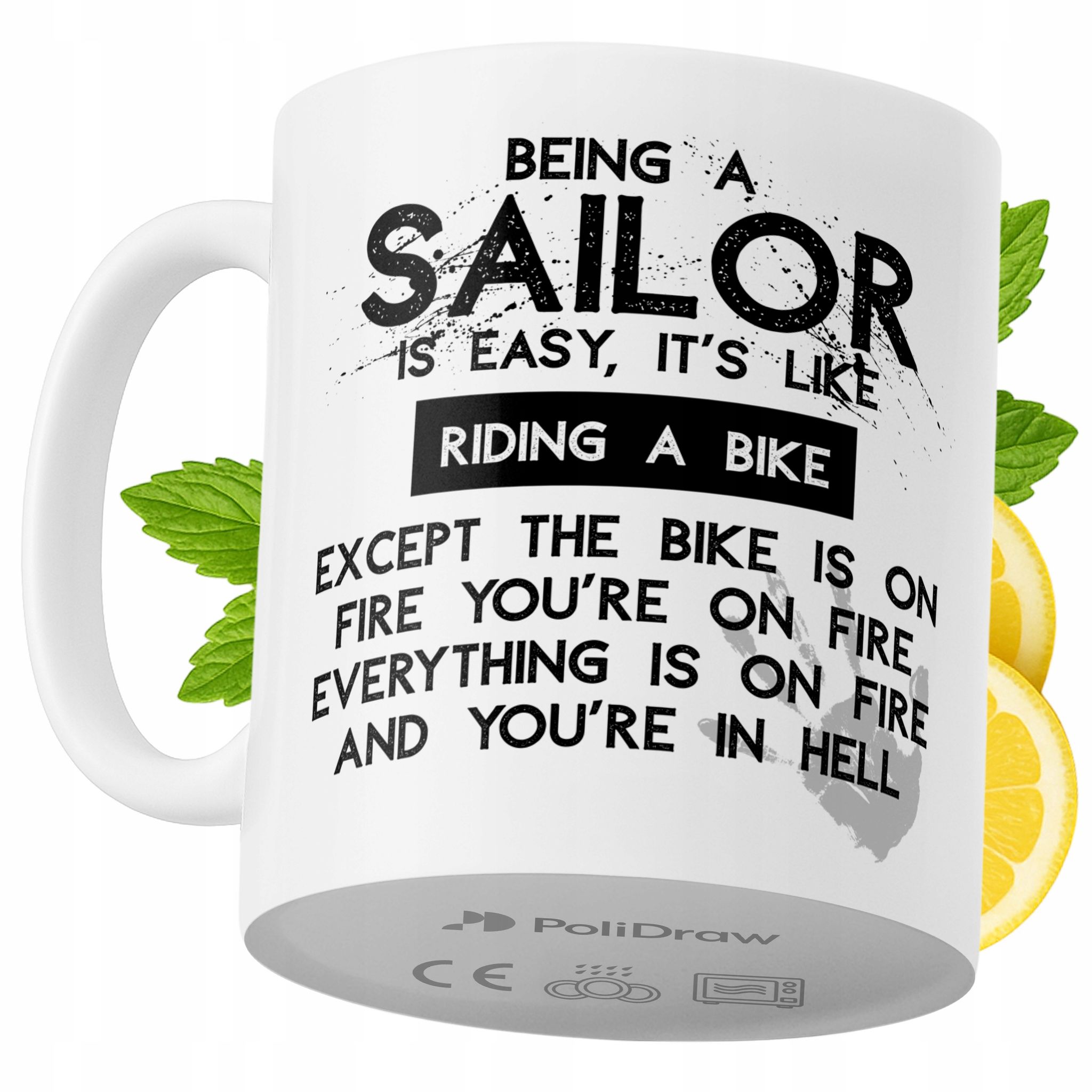 Lustige Tasse Für Seeleute – Kaffee- Oder Teetasse Mit Witzigem Textdesign – Ideal Für Geburtstage, Namenstage, Feiertage Und Besondere Anlässe. Hochwertige Tasse Für Zuhause, Büro Und Arbeit. Farbe: