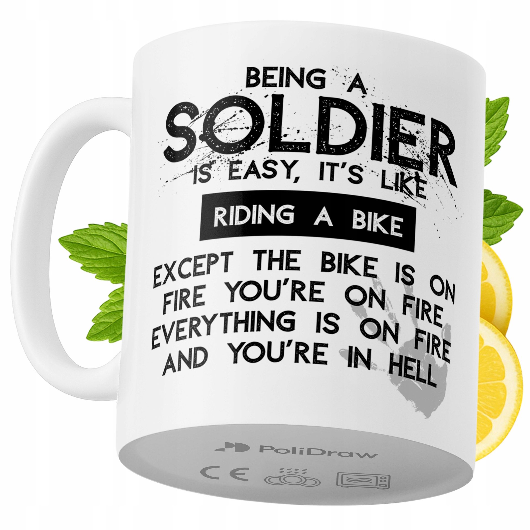Lustige Kaffeetasse Mit Witzigem Textdesign Für Soldaten – Ideal Für Geburtstage, Namenstage, Feiertage Und Besondere Anlässe. Hochwertige Tasse Für Zuhause, Büro Und Arbeit. Farbe: Weiß, 330 Ml.