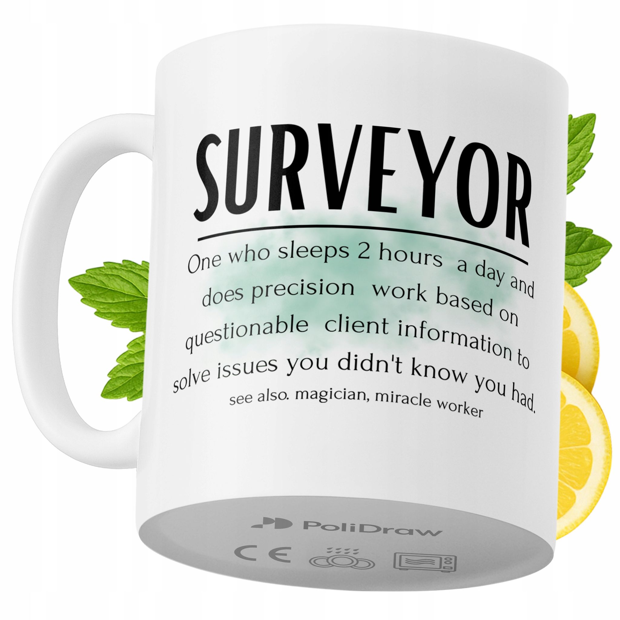 Lustige Kaffeetasse Mit Witzigem Textdesign Für Vermesser – Ideal Für Geburtstage, Namenstage Und Feiertage. Hochwertige Tasse Für Besondere Anlässe, Ob Im Büro Oder Zu Hause. Farbe: Weiß, 330 Ml.