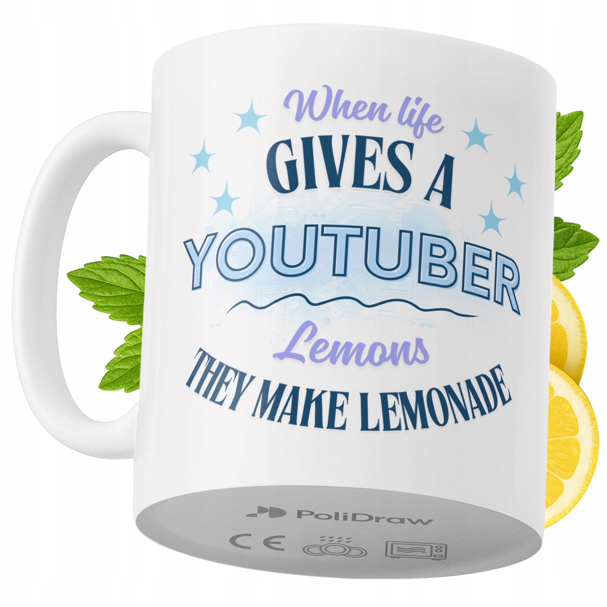 Lustige Tasse Für Youtuber – Kaffee- Oder Teetasse Mit Witzigem Textdesign – Ideal Für Geburtstage, Namenstage, Feiertage Und Besondere Anlässe. Hochwertige Tasse Für Zuhause, Büro Und Arbeit. Farbe: