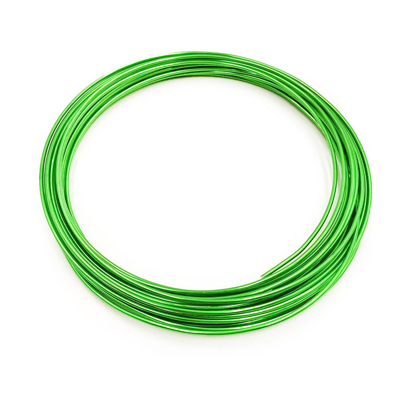 Blumendraht - Ring - 2 Mm X 10 M - Grün