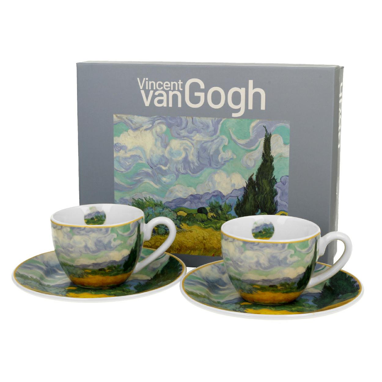 Van Gogh Weizenfeld Espressotassen