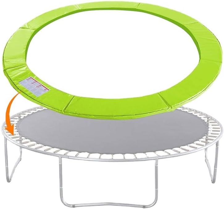 Trampolin-kantenschutz, Durchmesser 183 Cm, Federabdeckung, Kantenschutz, Sicherheitsmatte, Uv-beständig, Reißfest – Grün