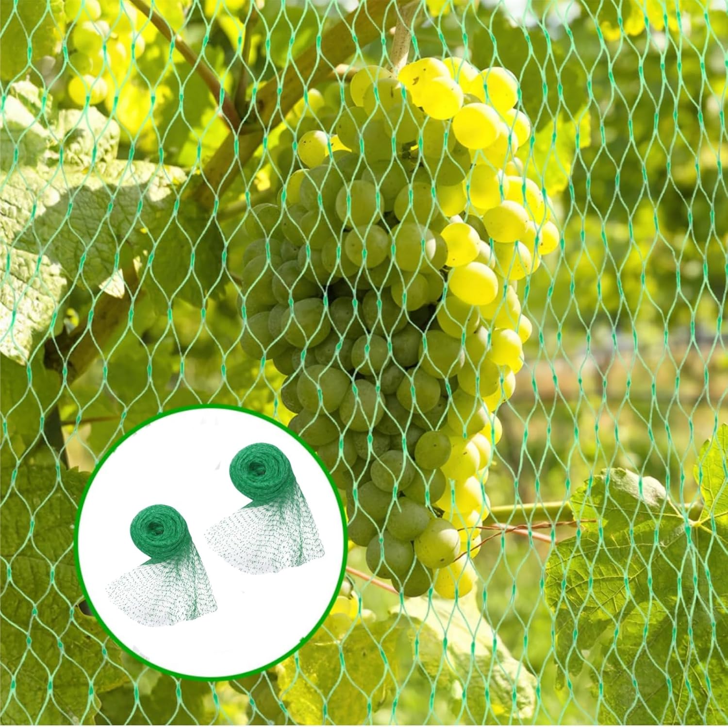 Vogelschutznetz, 2 Stück Garten-vogelnetz, Vogelschutznetz Für Obstbäume, Grünes Gartennetz, Schutznetz Für Obstbäume, Obstbaumnetz, Volieren-hühnerstallnetz