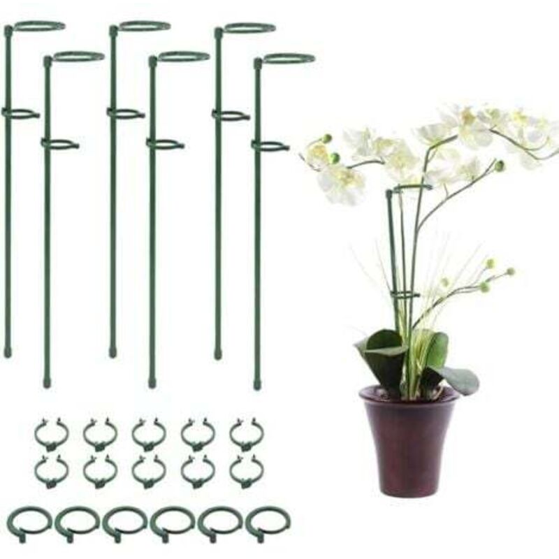 [niemals Verwendet] Stück Pflanzenkäfig-stützringe Mit Befestigungsschlaufe Für Pflanzen, Blumen, Orchideen, Pfingstrosen, Rosen, Pflanzenstützpfähle, Gartenstäbe, Pflanzenstäbe, Blumenstäbe Mit Einem