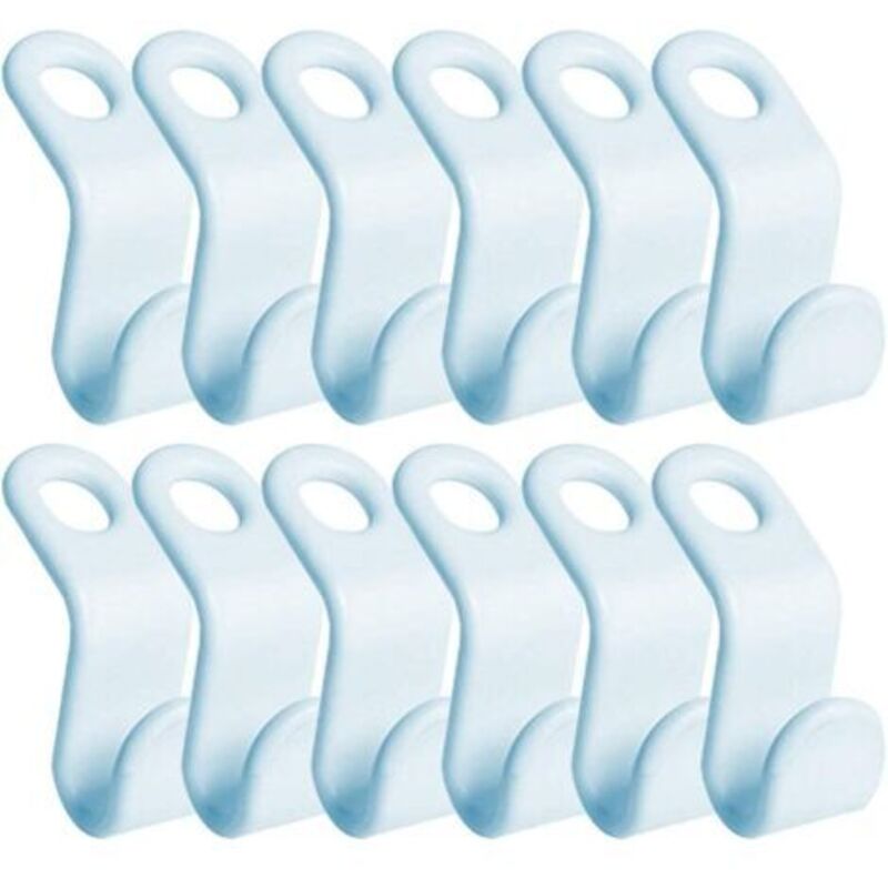 [niemals Verwendet] 56 Mini-kaskadenkleiderbügel, Verbindungshaken Für Kleiderbügel, Platzsparend Im Kleiderschrank (himmelblau)