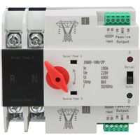 – Automatischer 2-wege-umschalter 100 A – Spannung Ac 220 V – Flammhemmender Kunststoff – Umschaltzeit ≤ 0,05 S Zgq5100