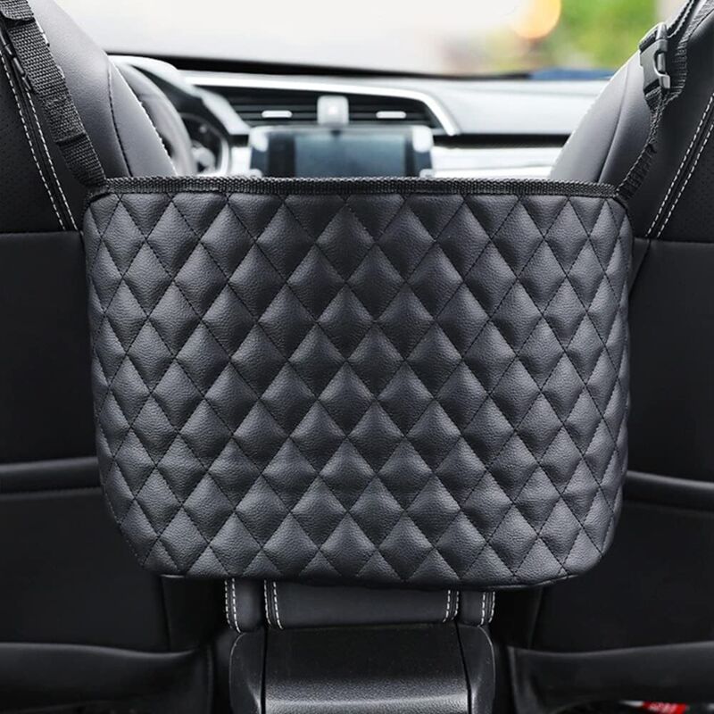 Autositz-organizer-tasche, Geräumige Leder-rückenlehnen-organizer-tasche, Auto-handtaschenhalter