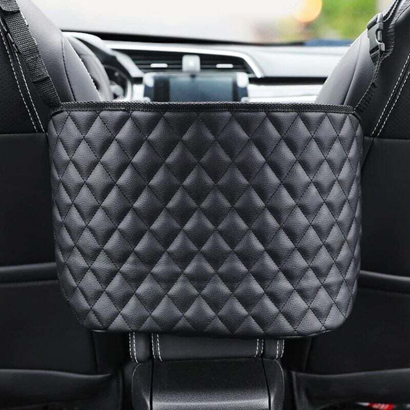 Aufbewahrungstasche Für Autositze, Handtaschenhalter, Geräumige Organizer-tasche Aus Leder Für Die Rückbank