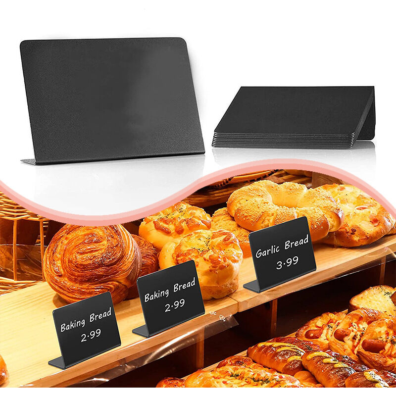 10 Mini-schilder, 10 X 7,5 Cm, Für Buffets, Hochzeiten, Speisenbeschilderung, Partys, Preisschilder, Tischdekorationen, Mini-schilder