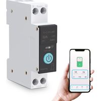 – 32-a-wlan-smart-schalter – Din-schienen-leitungsschutzschalter – 230-v-spannung – Fernsteuerung Per App – Feuerbeständige Materialien