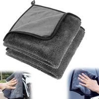 90 X 60 Cm Dickes Mikrofaser-autohandtuch Mit Spirale Von Total Clean Microfiber Cloth