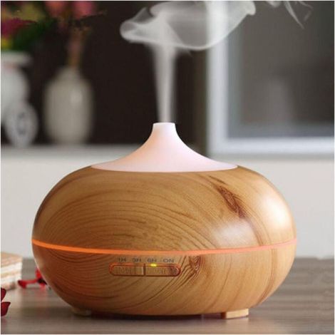 400-ml-aroma-diffusor, Luftbefeuchter Mit Kaltvernebelung, Elektrischer Aroma-diffusor Mit 7 Wechselnden Farben Und Automatischer Abschaltung Für Schlafzimmer, Wohnzimmer, Spa, Yoga Und Massage