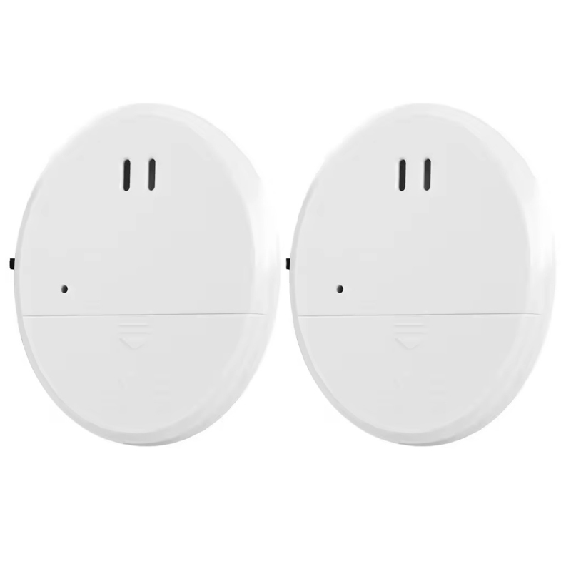 Ultradünner Fensteralarm, 2 Stück, 100 Db Und Vibrationssensor, Modernes Diebstahlschutzdesign.