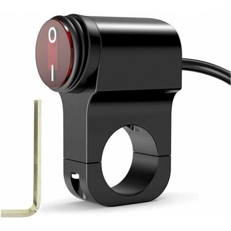 Wasserdichter 12v-motorradscheinwerferschalter, Motorradscheinwerferschalter, Led-nebelscheinwerfer-ein/ausschalter