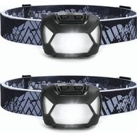 Leistungsstarke, Wiederaufladbare Led-stirnlampe D5000, Superhelle Led-stirnlampe Mit 2000 Lux, Weißem Und Rotem Licht, 6 Leuchtmodi, Schutzart Ipx4, Geeignet Für Laufen, Angeln, Radfahren Und Camping
