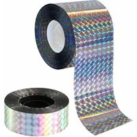 Reflektierendes Vogelabwehrband 80 M X 2,4 Cm Zum Schutz Von Gärten, Häusern, Höfen, Obst Und Pflanzen (2 Stück)