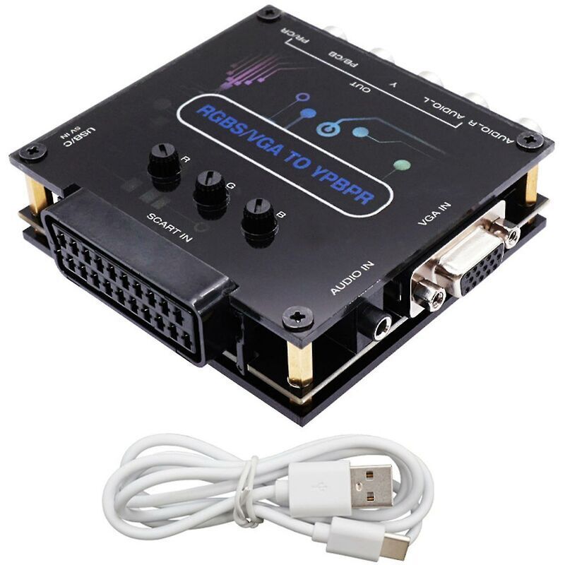 Rgbs Vga Scart Zu Ypbpr Komponentenkonverter Für Retro-spielkonsolen