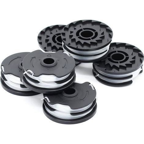 6er-pack Ersatz-trimmerfadenspulen Für Lidl Parkside Prta 20-li Akku-freischneider A1, B2, C3, Prt 550 A1, A3, Prt 300 A1 – 2 X 4 M, 1,6 Mm