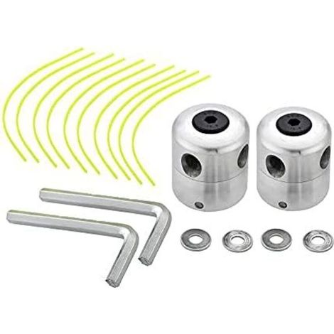 Set Mit 2 Aluminium-freischneiderköpfen – Doppelte Nylonschnur Für Präzises Schneiden – Kompatibel Mit Multifunktionswerkzeugen