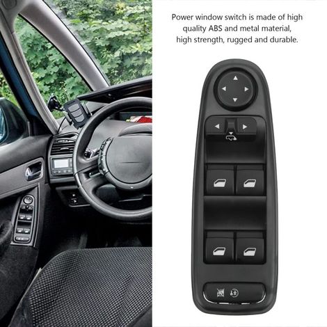 Fensterheberschalter, Hauptschalter, Fensterheberschalter 96639383zd Ersatz Für Citroen C4 Grand Picasso-crezuo