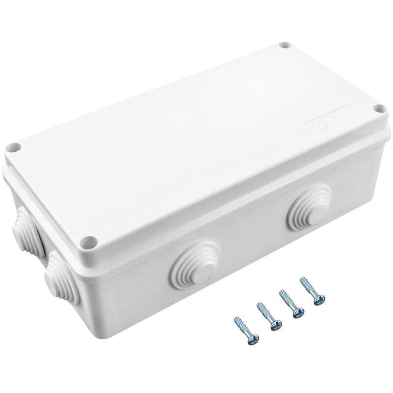 Wasserdichter Anschlusskasten Ip65 Aus Abs-kunststoff – Abmessungen 200 X 100 X 70 Mm – Außenschutz Für Elektrische Installationen