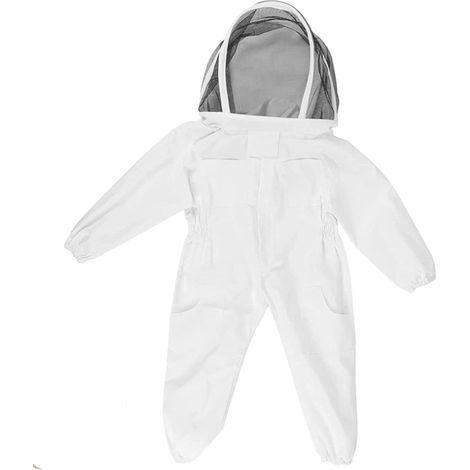 Imkerkleidung Mit Handschuhen. Kinder-imkeranzug – Langärmelig, Aus Baumwolle. Kinderschutz. Imkereibedarf (mr. White)