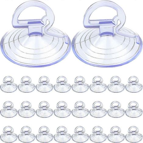 Set Mit 24 Saugnäpfen Zur Befestigung Von Sonnenschutzblenden An Autoscheiben. Kleine Pvc-saugnäpfe Für Autofenster.