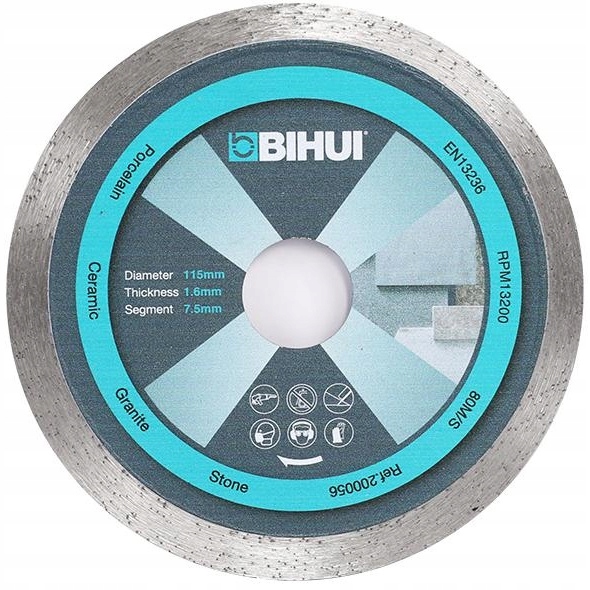 Bihui Diamant-nasschneidklinge 115mm Dcbg115