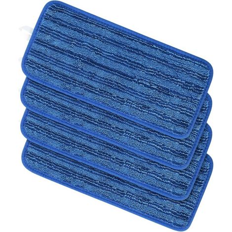 4er-pack Wiederverwendbare Tücher Für Swiffer Wetjet, Ersatztücher Für Swiffer Wetjet Wischmopp, Waschbare Mikrofaser-wischmopps Zur Reinigung Trockener Oder Nasser Böden (4 Stück - Bl-crezuo)