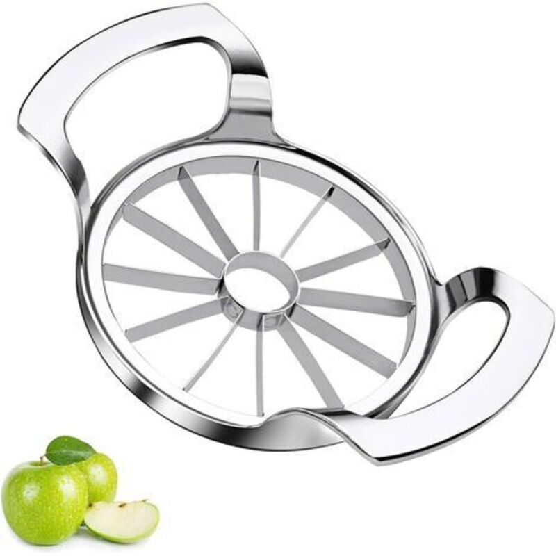 Leerer Apfelschneider Aus Edelstahl, Verbesserte Version Des Apfel-birnen-schneiders, Schneidet 12 Stücke Obst, Halbiert