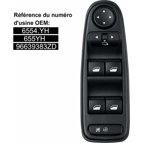 Fensterheberschalter 6554.yh Für Citroen C4 Grand Picasso - Crezuo