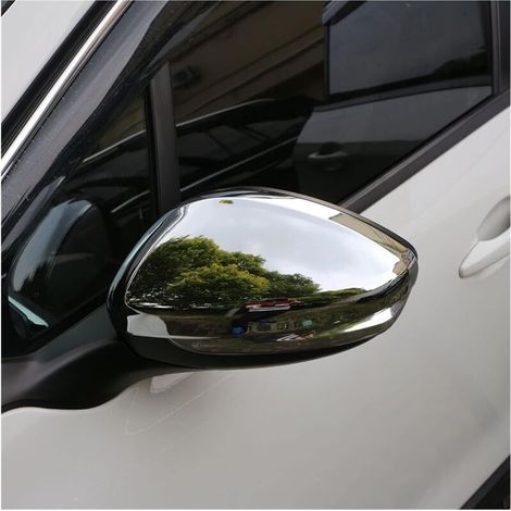 Seitenspiegelabdeckung Für Peugeot 2008 (2014–2018), Abs-chrom-spiegelschutzabdeckung, 2-teiliges Set, Glitzer-spiegelabdeckung - Crezuo
