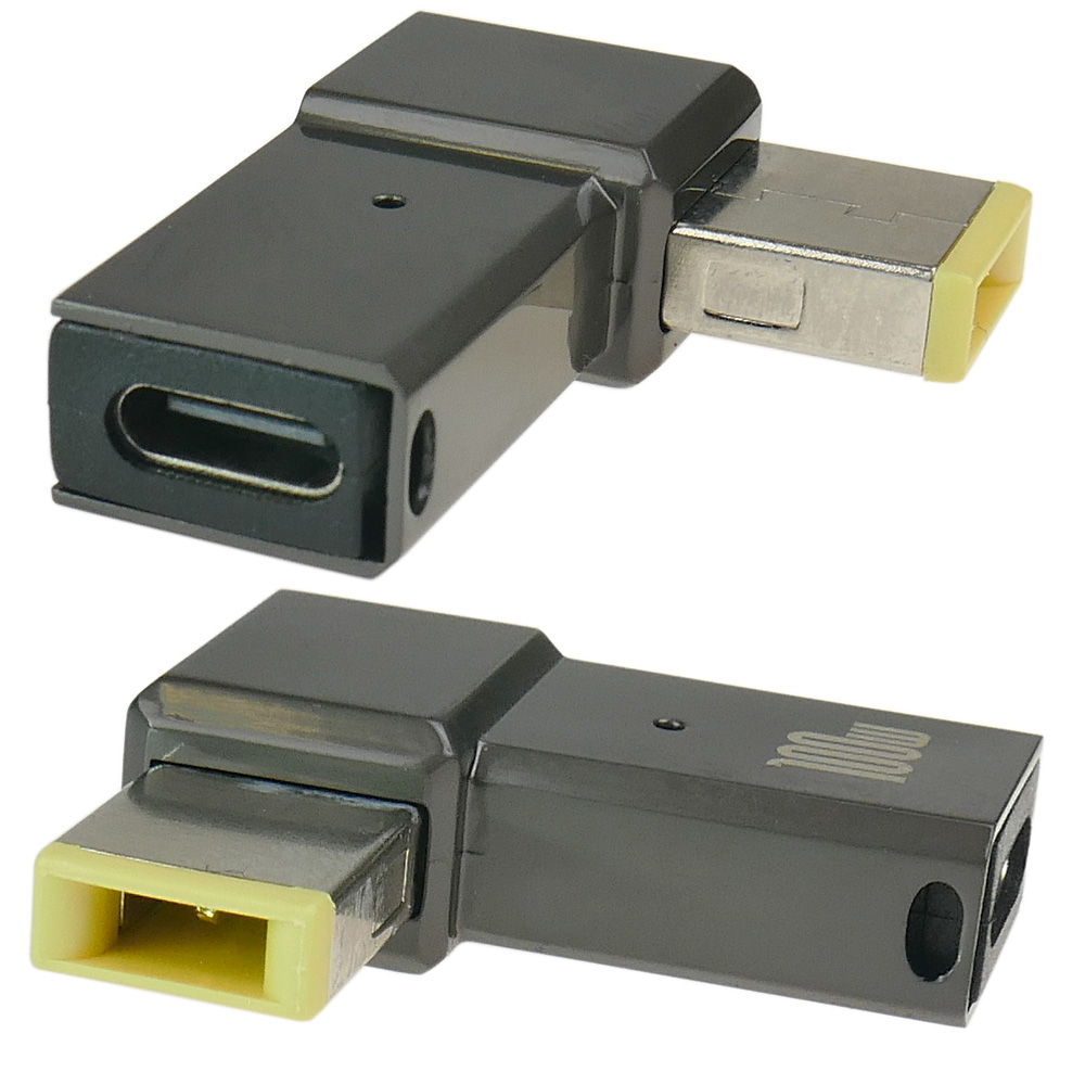 Usb-c-adapter Zur Stromversorgung Eines Laptops Mit Einer 11,0 X 4,5 Mm + Stiftbuchse