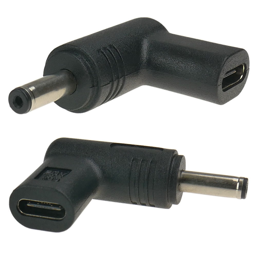 Usb-c-adapter Zur Stromversorgung Eines Laptops Mit Einer 4,0 X 1,35 Mm Buchse