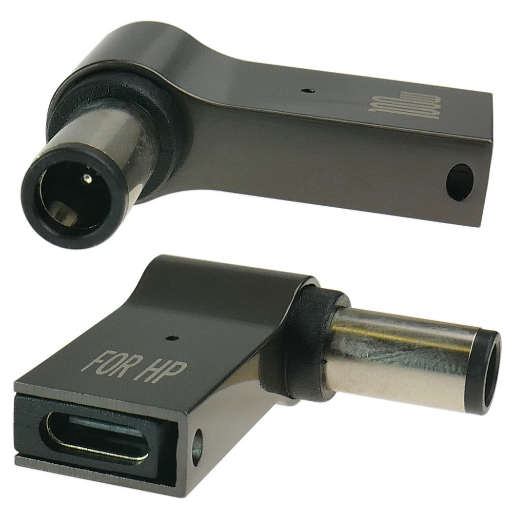 Usb-c-adapter Zur Stromversorgung Eines Laptops Mit Einer 7,4 X 5,0 Mm + Stiftbuchse