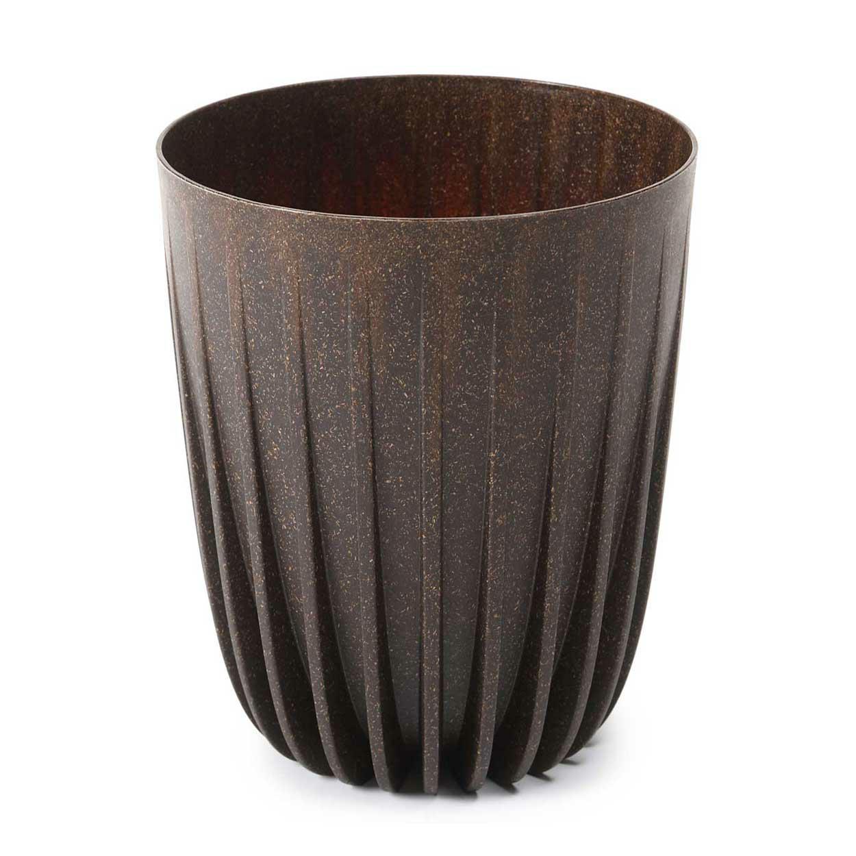Entkernter Eco-kaffee-espresso-blumentopf