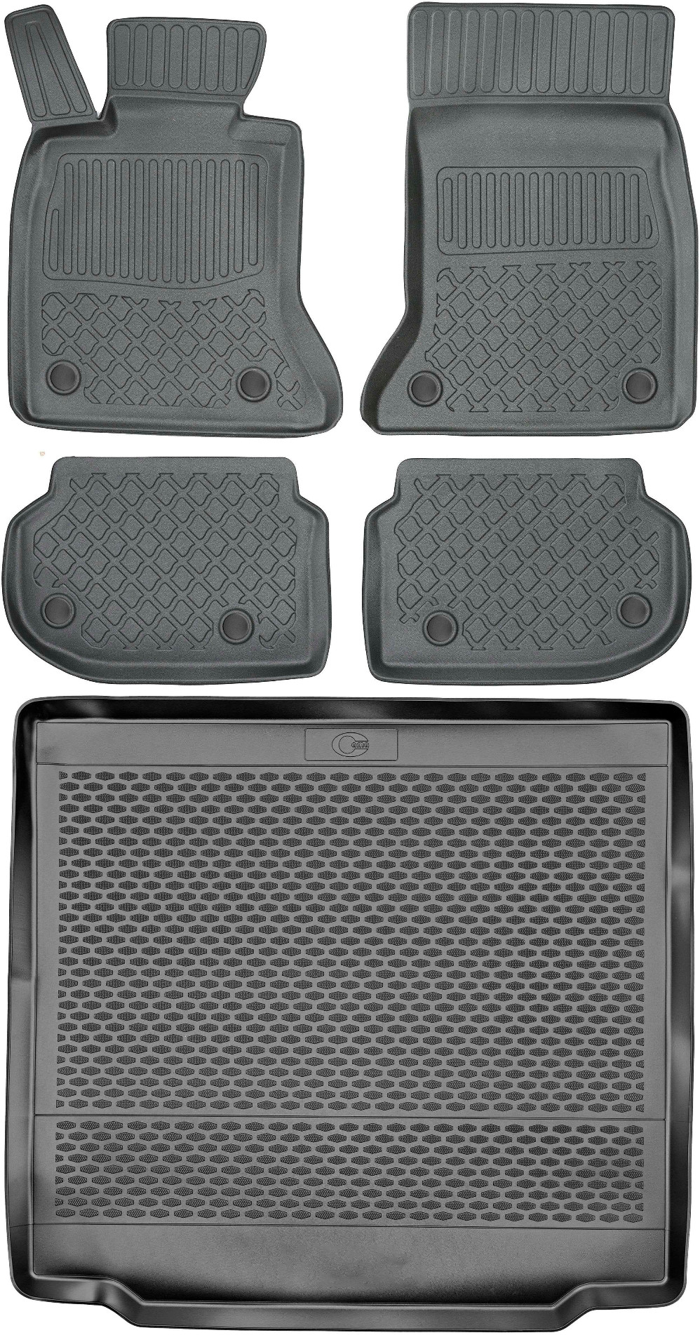 Bmw 5er F11 Touring/kombi (2010–2013) – Set: Automatten + Kofferraummatte