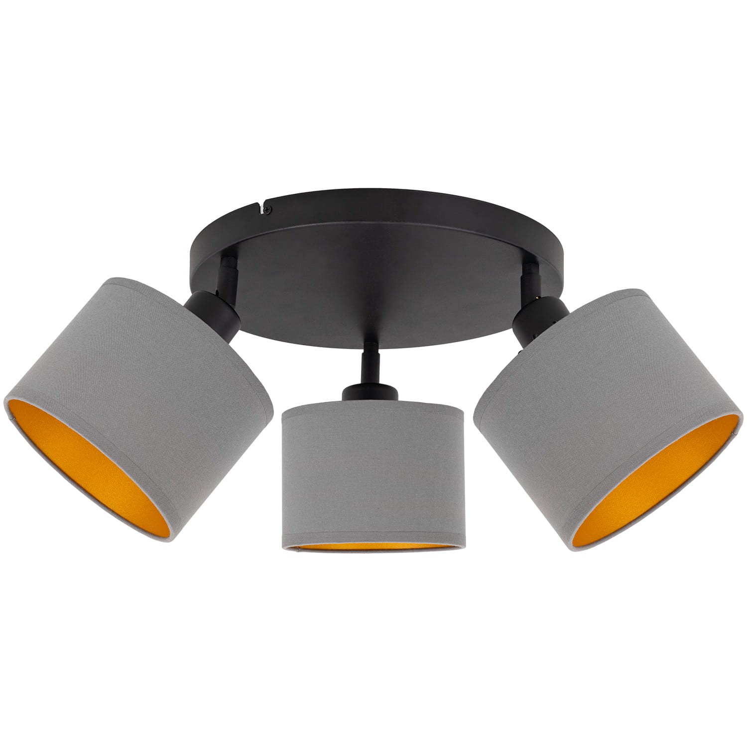 Tornado Amp3k Lampe Grau-gold