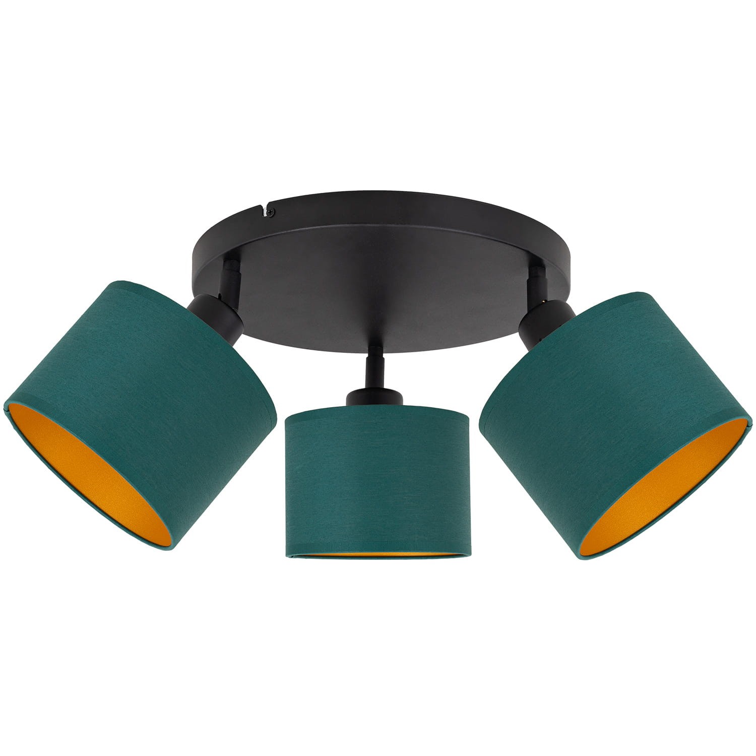 Tornado Amp3k Lampe Grün-gold