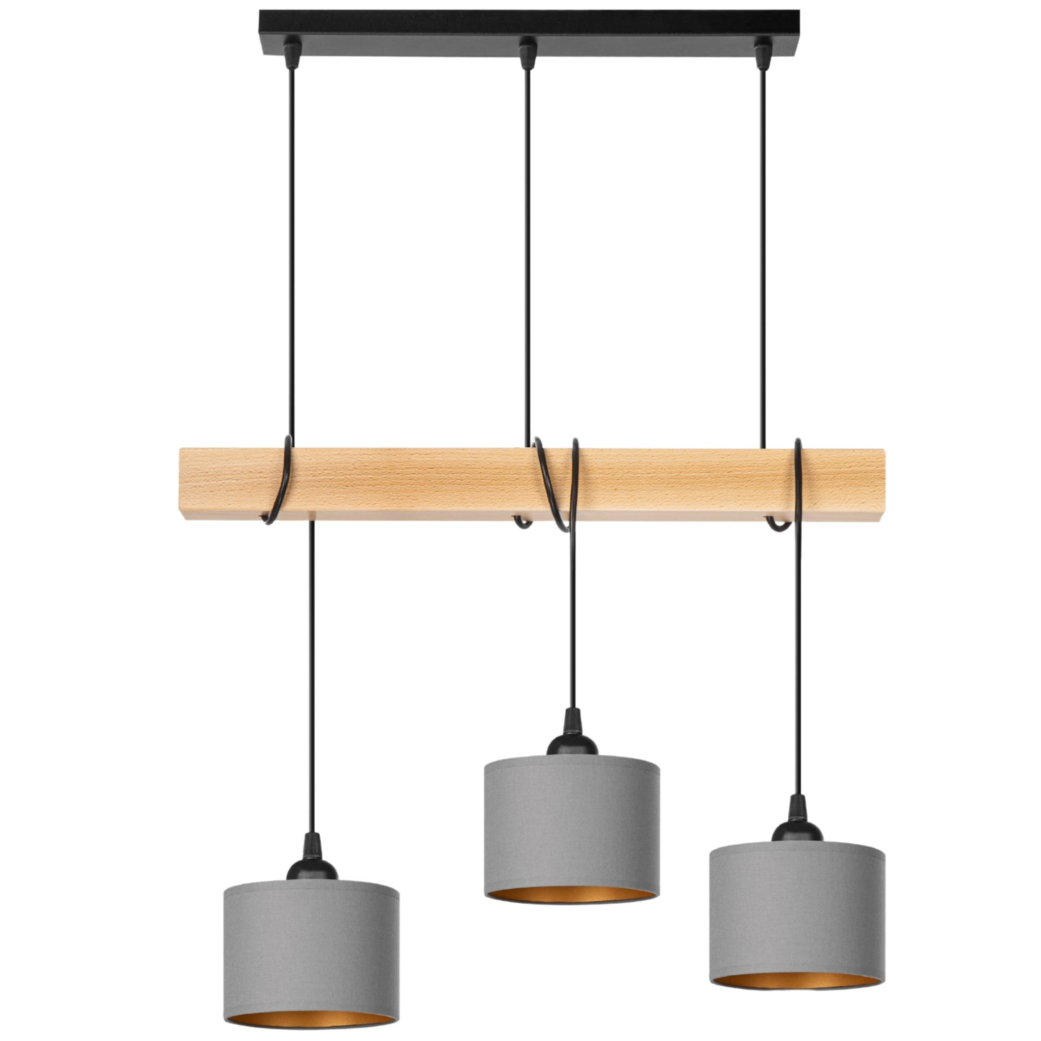 Tornado Lampe Am3pb Grau-goldbuche