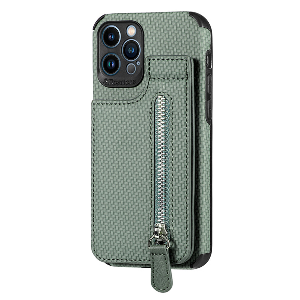 Eine Handyhülle Im Brieftaschenstil Mit Kartenfächern Für Das Iphone 14 Plus, Die Verschiedene Betrachtungswinkel Unterstützt Und Stoßfest Ist, Über Einen Ständer Verfügt, Aus Kunstleder Gefertigt Ist