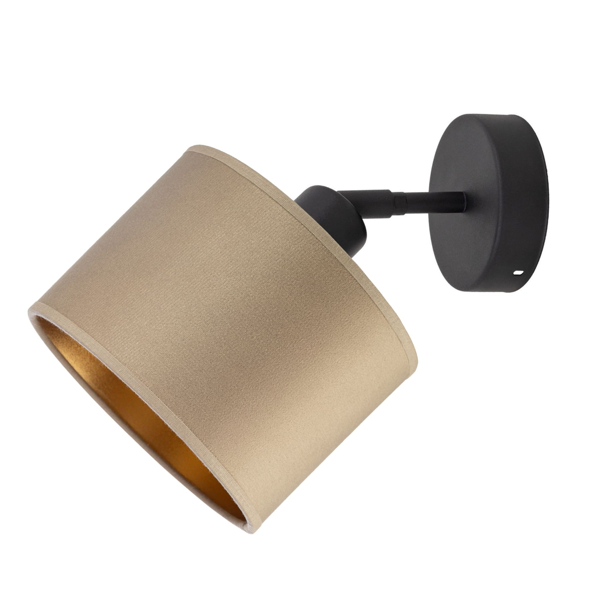 Tornado Amp1 Lampe, Samt In Cappuccino-gold