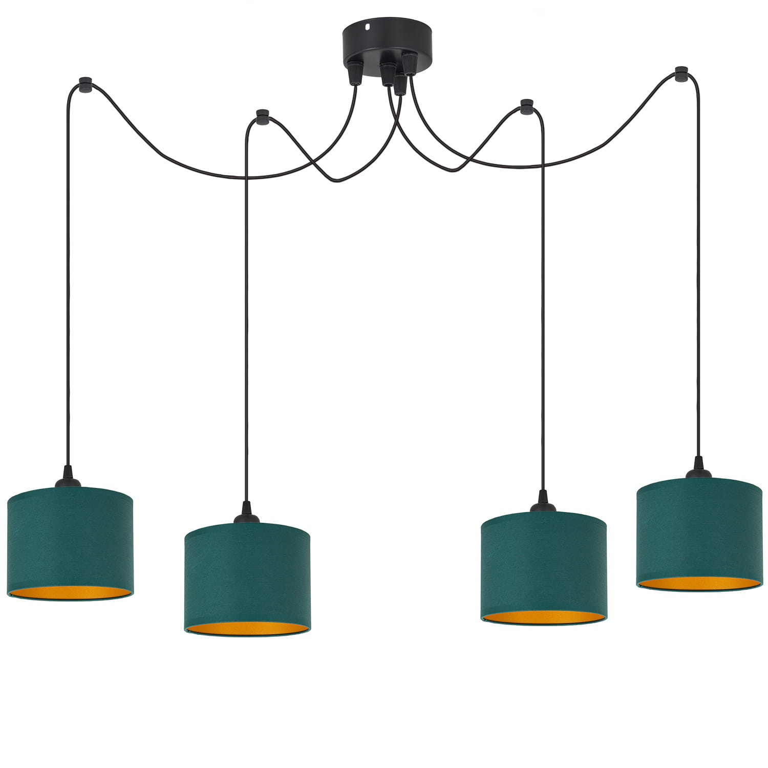 Tornado Pam4 Lampe Grün-gold