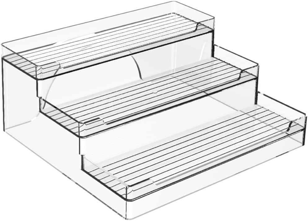 Das Gewürzregal Schafft Platz In Der Speisekammer Für Dosen, Gläser Und Andere Lebensmittel – Für Eine Ansprechende Präsentation.