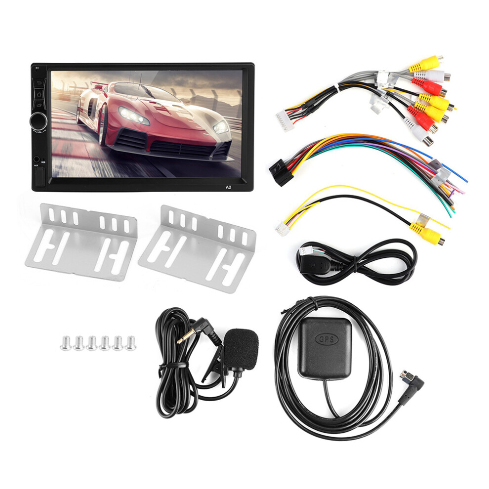 Geeignet Für Autoradiosysteme Mit Fm-radio-funktion, Dual-din-hd-touchscreen, Bluetooth-freisprecheinrichtung, Smartphone-konnektivität, Multimedia-player, Rückfahrkamera-eingang Und Lenkradbedienelem
