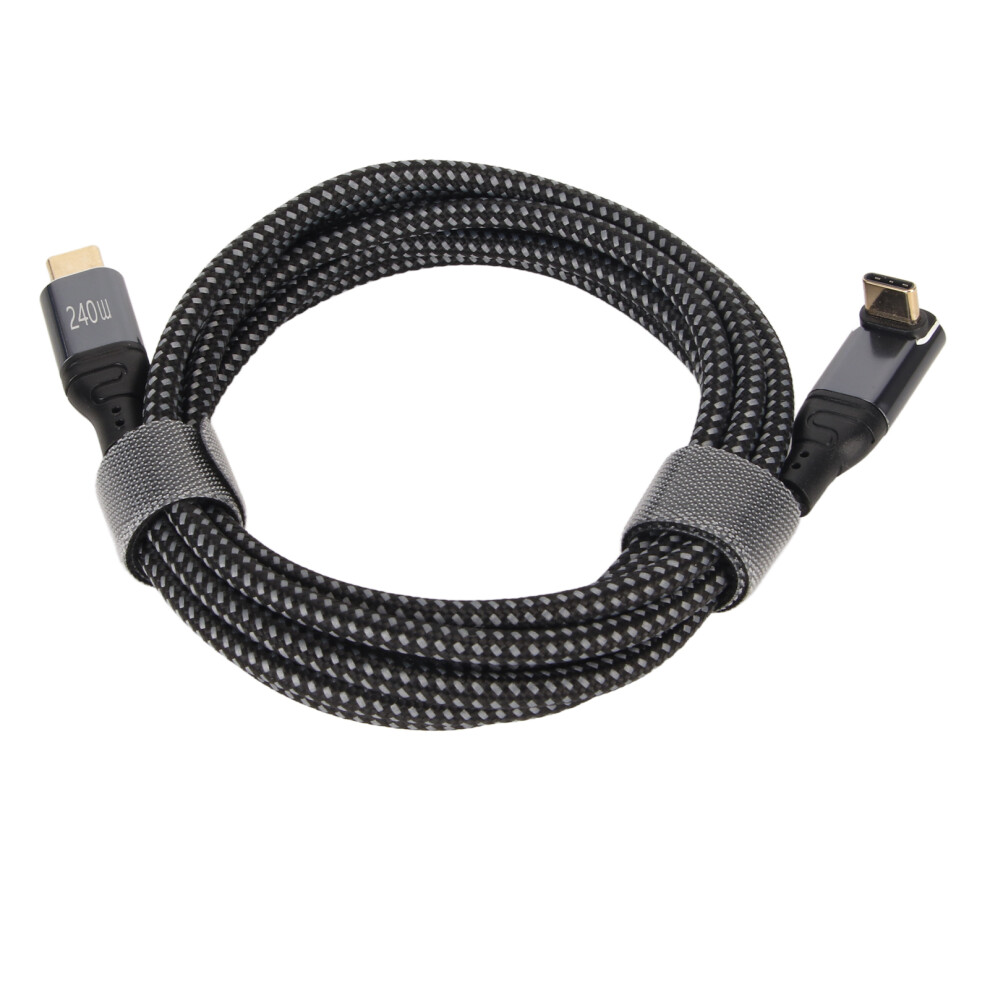 Geflochtenes Usb-c-datenkabel, Kompatibel Mit 240-w-schnellladung, Emarker-chip, Typ-c-zu-typ-c-datenkabel, Kompatibel Mit Macbook Pro, Ipad, Samsung S24 Und Anderen Geräten, Universell Einsetzbar, Un