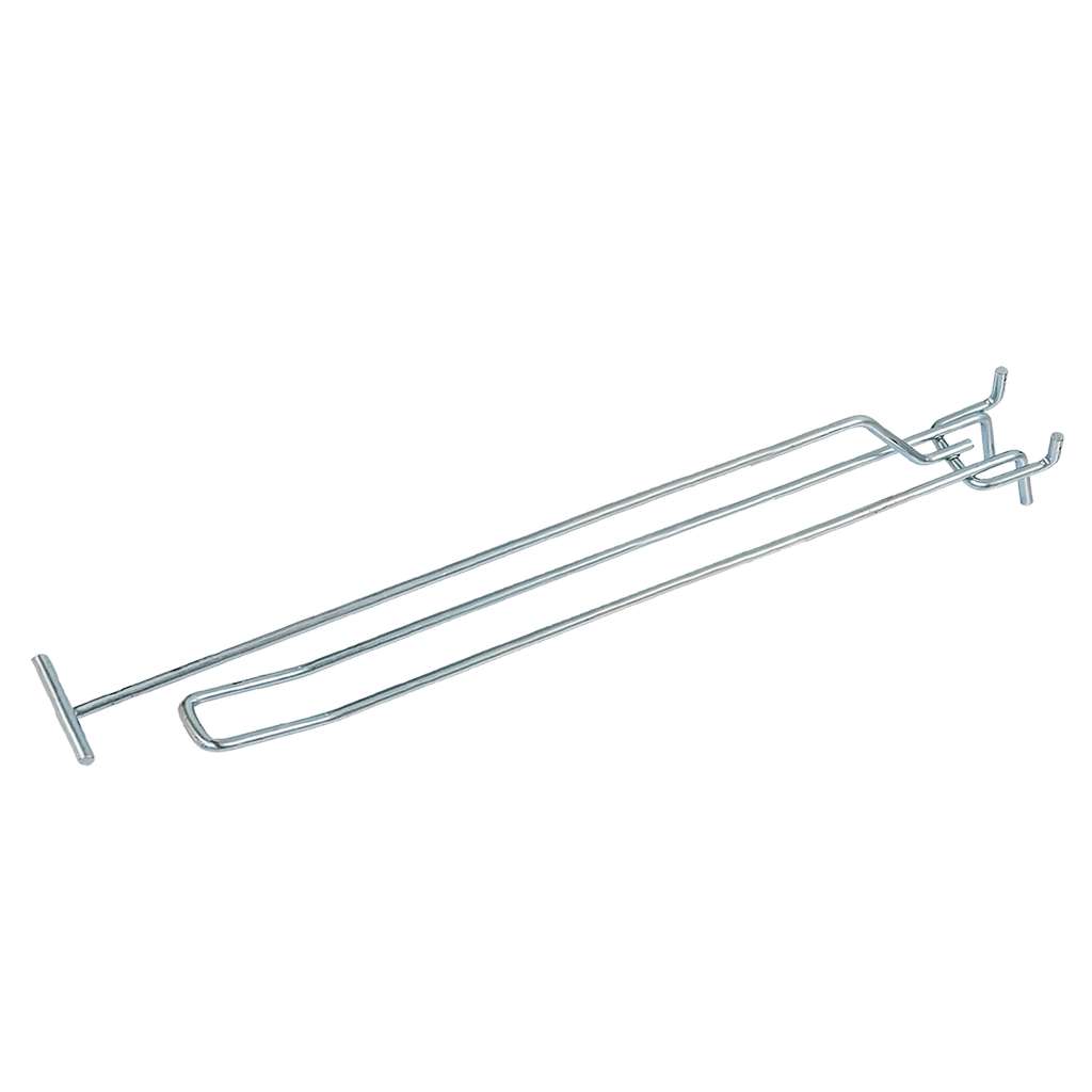 Doppelaufhänger Mit Arm Für Perforiertes Euro Mega-m Preisschild L-30cm Fi4 Zink N