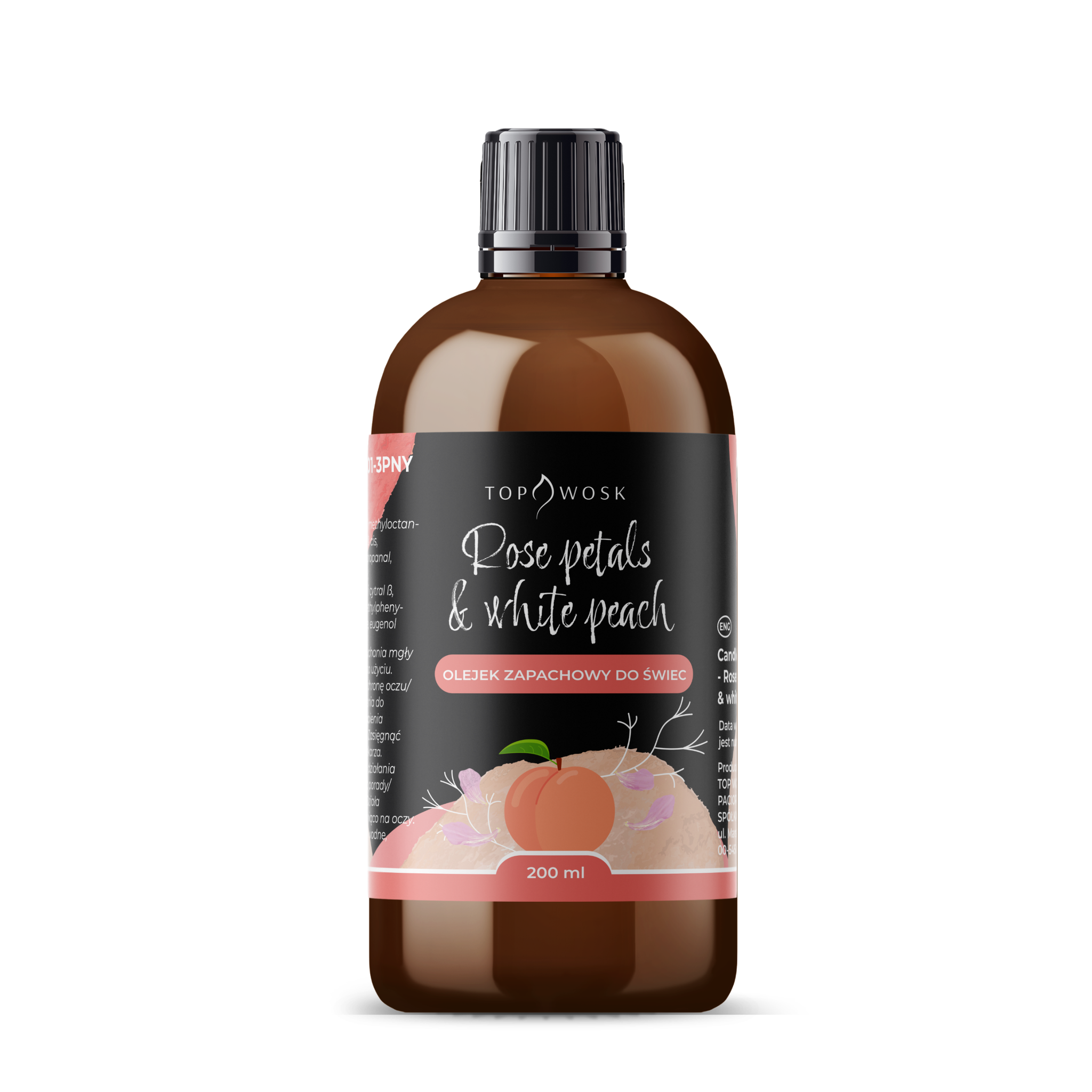 Duftöl Mit Rosenblüten Und Weißem Pfirsich, 200 Ml