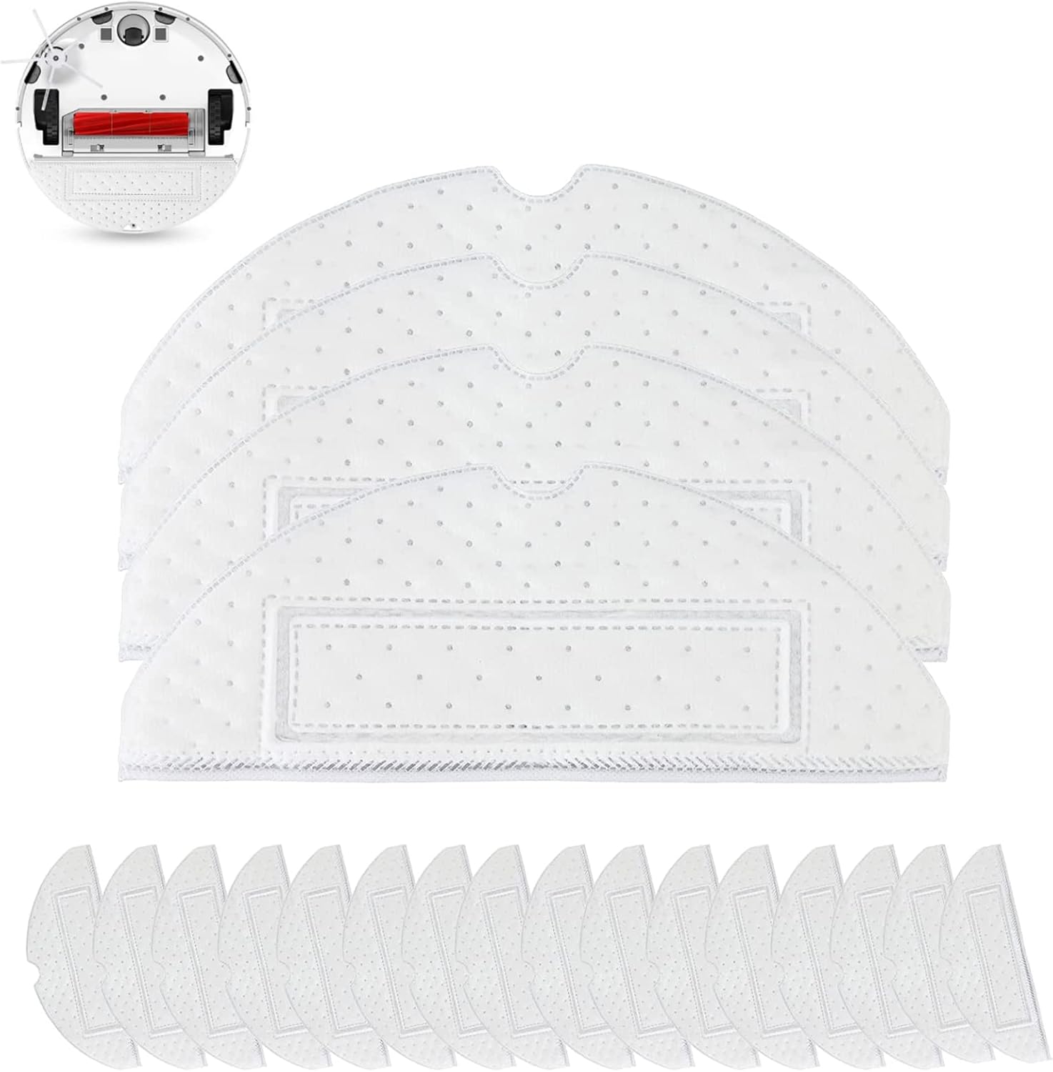 Packung Mit 20 Einweg-wischpads Für Saugroboter, Einweg-reinigungstücher, Ersatz-wischpads Passend Für Roborock S7, T7s, T7 Splus, Access